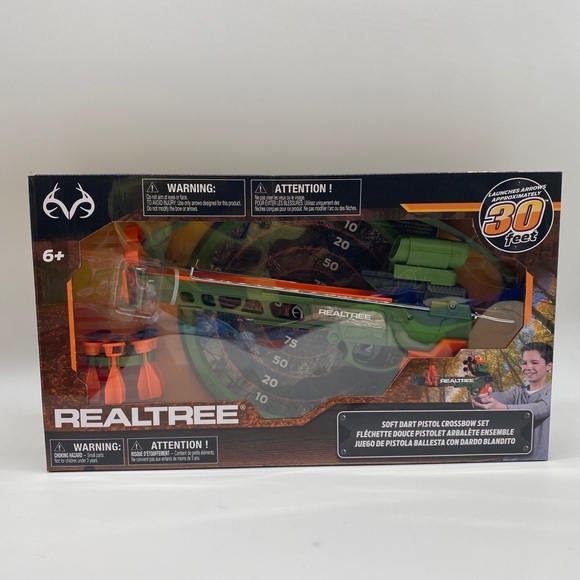REALTREE soft dart pistol crossbow set ages 6+ new - Picture 1 of 5
